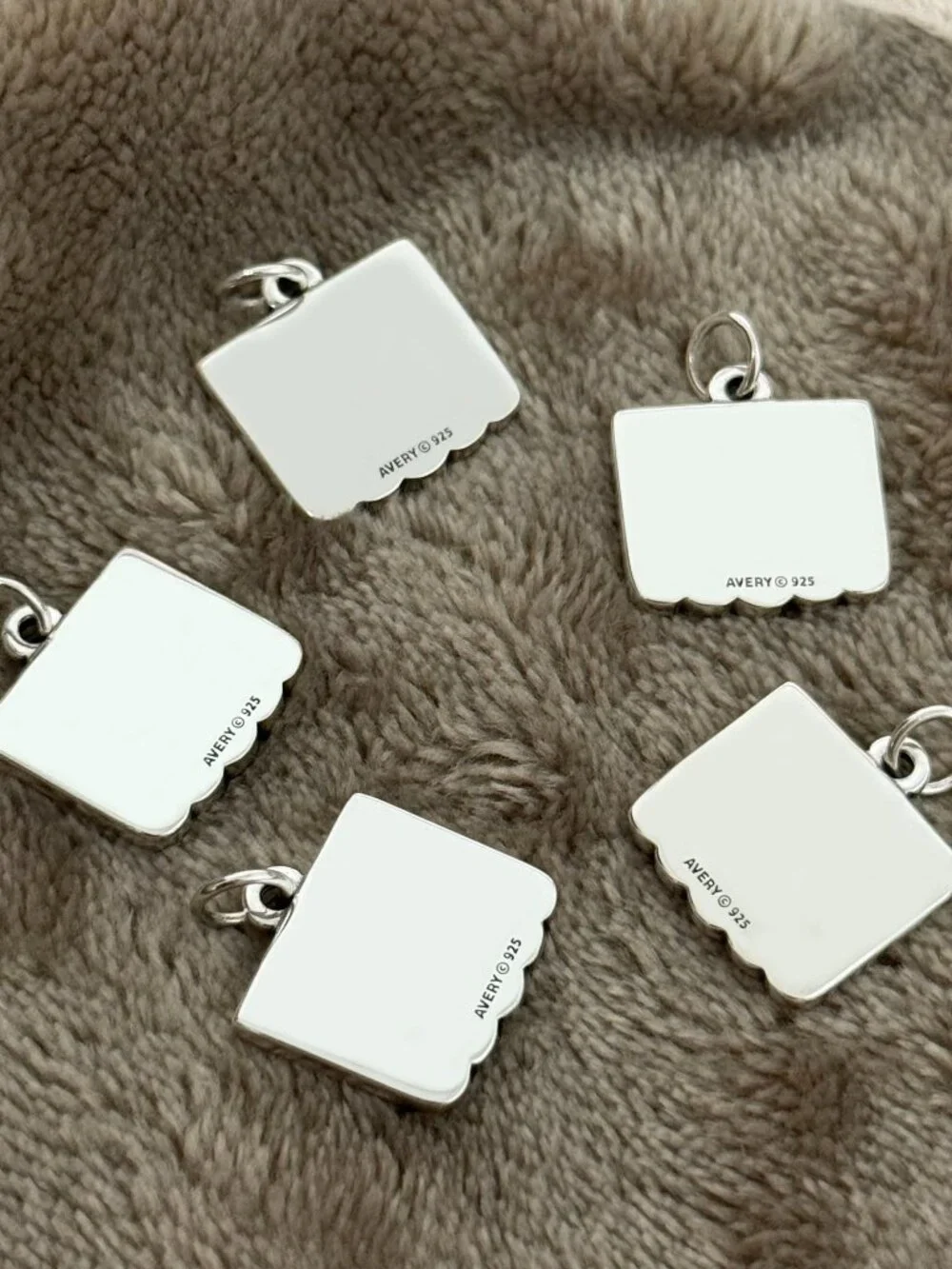 Enamel Papel Picado Charm Sterling Silver Dangle